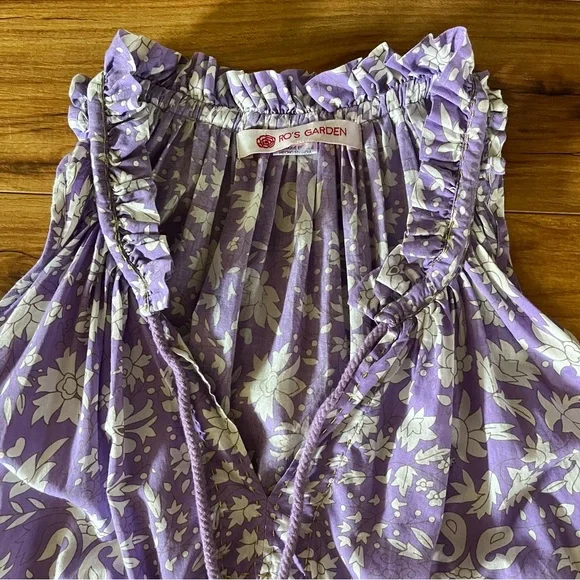 Ro's Garden Sofia Beaded Tunic Dress Medium - Picture 12 of 16